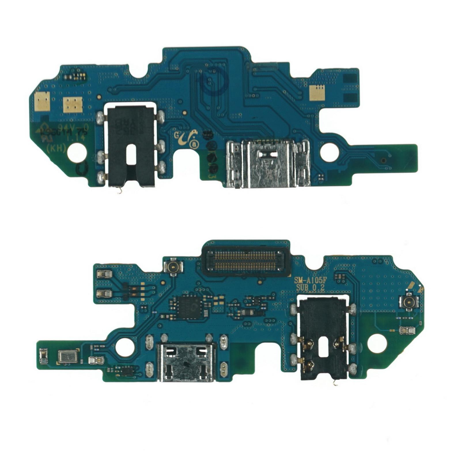 Samsung Galaxy A10 SM-A105F USB Flex Charging Contacts Microphone Headphone  Fema